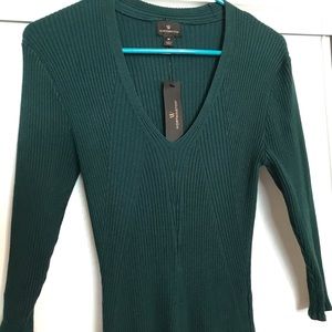 Worthington Forest Green Sweater Dress